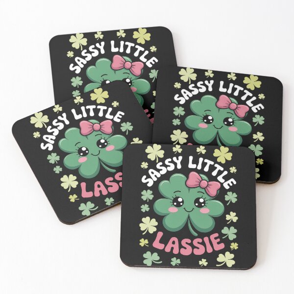 Item preview, St Patricks Day Sassy Little Lassie Kids Irish Girls designed and sold by TrinaEspinoza.