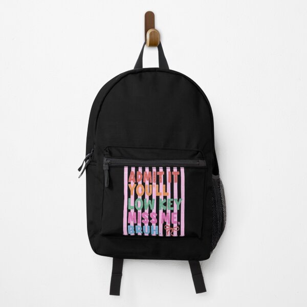 Item preview, Admit It You'll Low Key Miss Me Bruh – Funny Back To School Quote, Last Day of Summer Meme designed and sold by Tanjaberto.