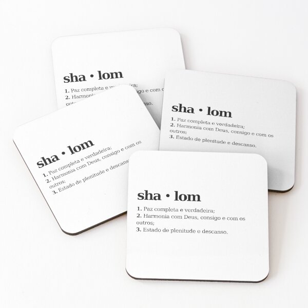 Item preview, O que é... Shalom designed and sold by CristoTodoDia.