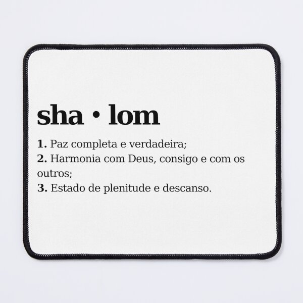 Item preview, O que é... Shalom designed and sold by CristoTodoDia.