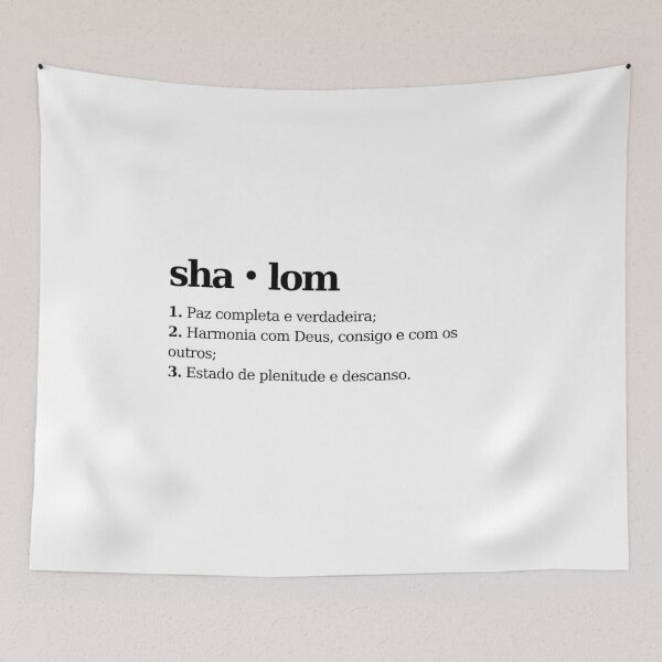 Item preview, O que é... Shalom designed and sold by CristoTodoDia.