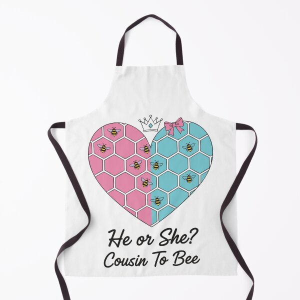 Item preview, Gender Reveal He Or She Cousin To Bee Baby Shower designed and sold by LuminOrb.
