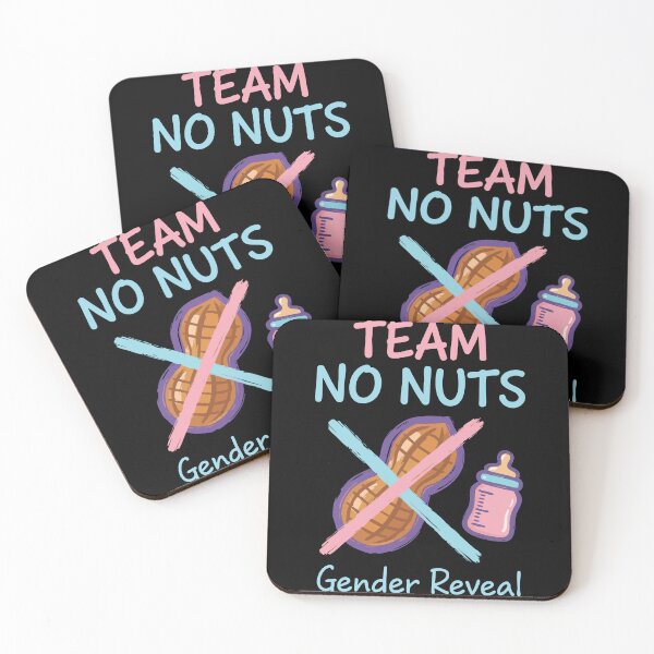 Item preview, Gender Reveal Team No Nuts Baby Shower Mom Dad designed and sold by LuminOrb.