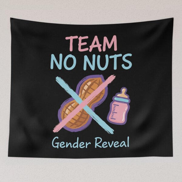 Item preview, Gender Reveal Team No Nuts Baby Shower Mom Dad designed and sold by LuminOrb.