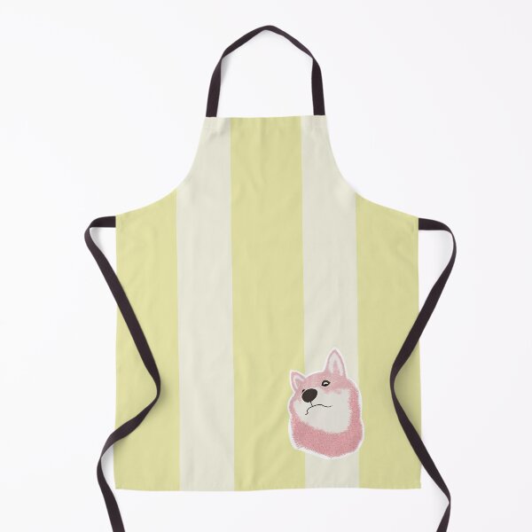 Item preview, Thick stripe (yellow, light yellow) with Shiba Inu designed and sold by ShibaCruise-On.