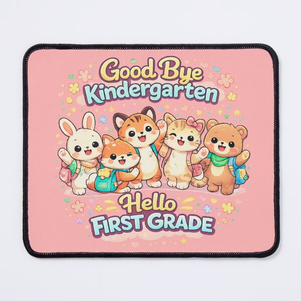 Item preview, Good Bye Kindergarten Hello First Grade Animal Friends Cute Back To School Kids Gift designed and sold by Im-Ara.