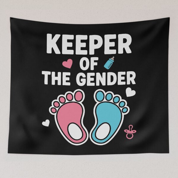 Item preview, Gender Reveal Keeper Of The Gender Baby Shower designed and sold by LuminOrb.