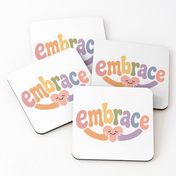 Item preview, Colorful Embrace Minimal Typography designed and sold by PriyankaSonara.