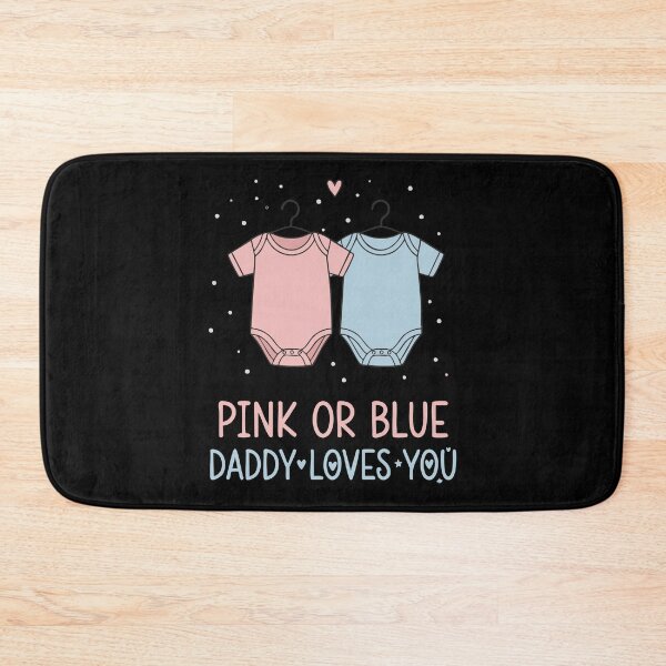 Artikelvorschau, Gender-Reveal-Babyparty: Papa-Team Blau, Team Rosa entworfen und verkauft von LuminOrb.