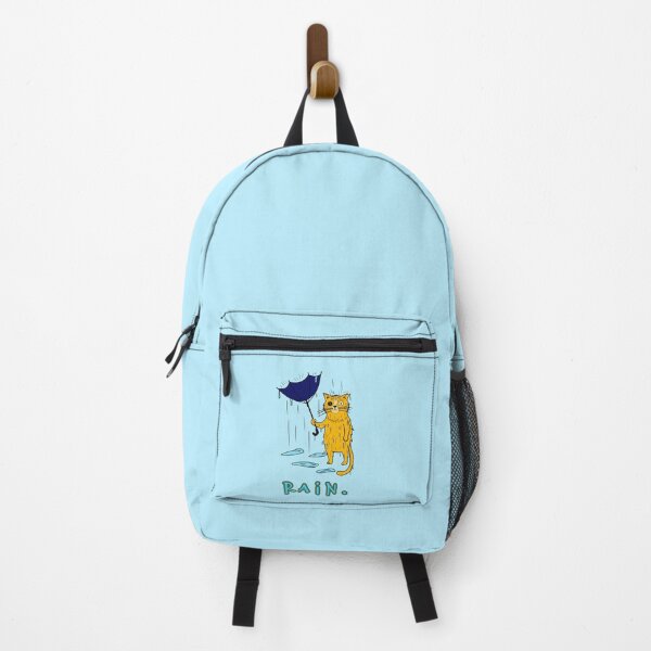 Item preview, Funny Ginger Cat with Broken Umbrella Line Art designed and sold by LeshanArt.
