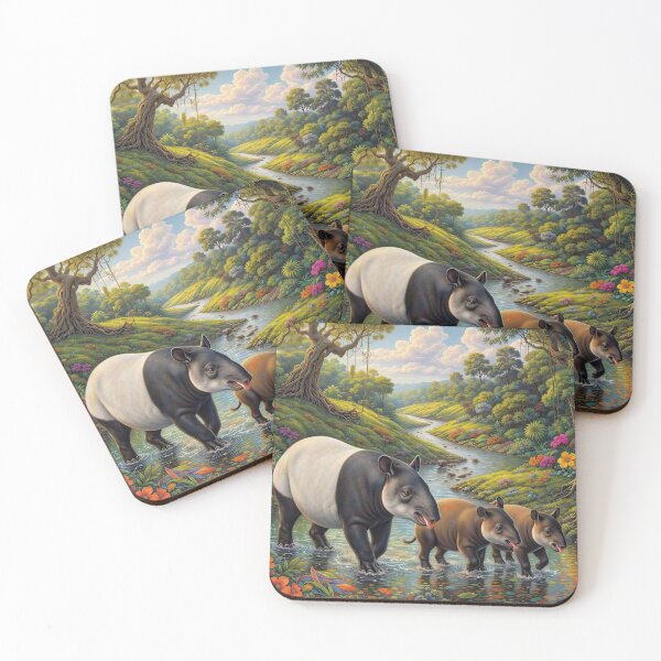 Item preview, Tropical Tapirs designed and sold by M-Y-A-R-T-.