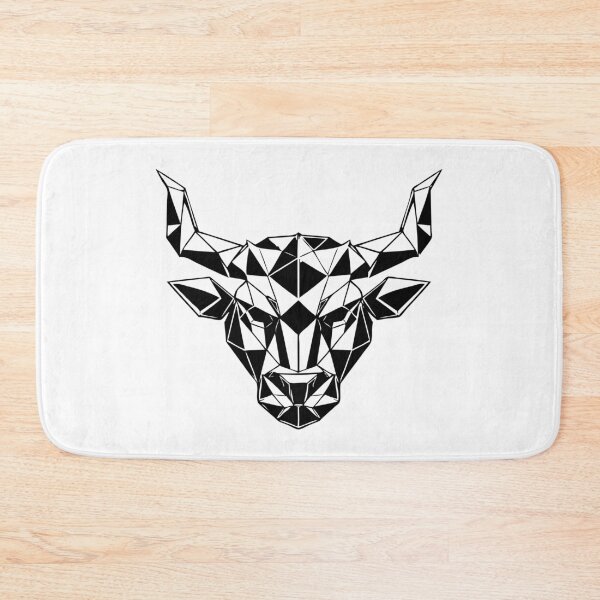 Item preview, Geometric Bull – Pure strength – Taurus zodiac sign designed and sold by ElvisU.