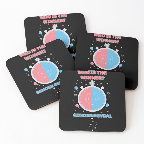 Item preview, Gender Reveal Who Is The Winner Baby Shower designed and sold by LuminOrb.