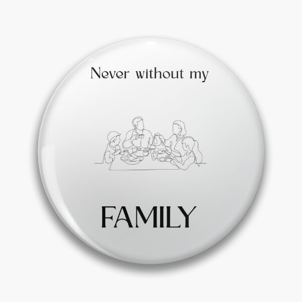 Item preview, Never Without My Family Wall Art Print Minimalist Ink Illustration designed and sold by MoodsOfMine.