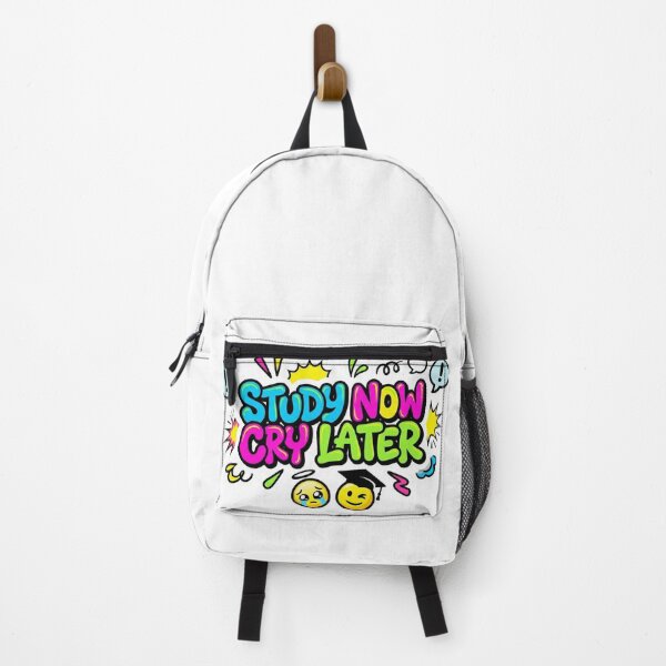Item preview, Study Now Cry Later Sticker – Student Motivational Design designed and sold by zynkora0designs.