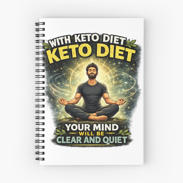 Item preview, With Keto Diet Your Mind Will Be Clear And Quiet Meditation Graphic designed and sold by MyOwnLab.