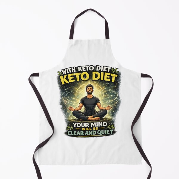 Item preview, With Keto Diet Your Mind Will Be Clear And Quiet Meditation Graphic designed and sold by MyOwnLab.