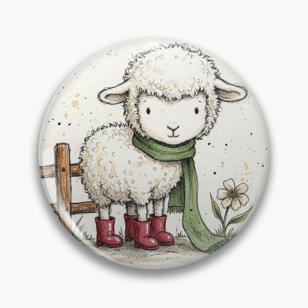 Item preview, sheep with red boots designed and sold by ArtisticVlad.