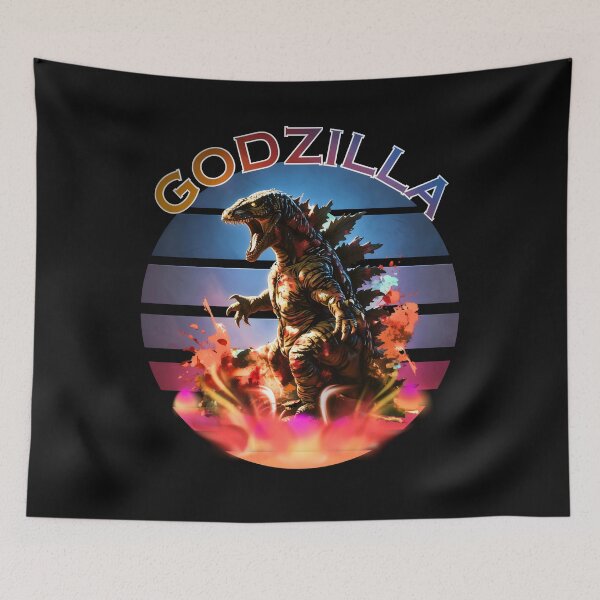 Item preview,  Godzilla into the Fire designed and sold by Tripp Art Studio.