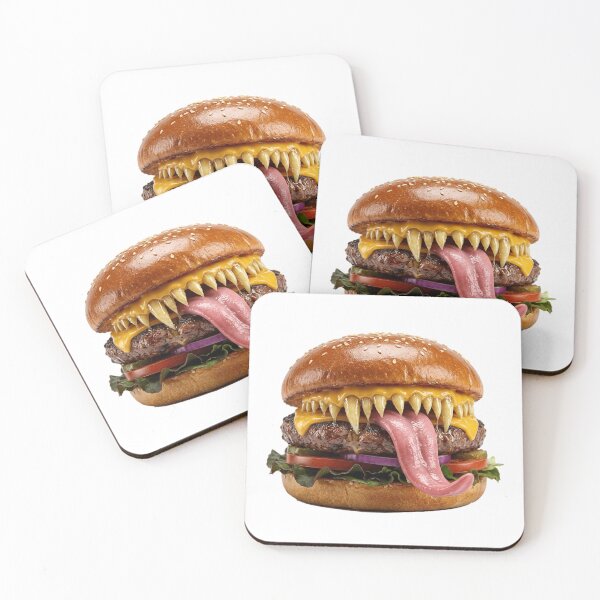 Item preview, Monster Burger Mimic Horror Art designed and sold by Maclaw200d.