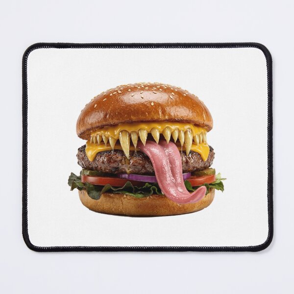 Item preview, Monster Burger Mimic Horror Art designed and sold by Maclaw200d.
