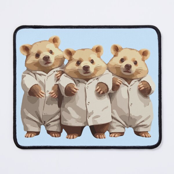 Item preview, Cute Wombats in Pyjamas designed and sold by pUNKnown.
