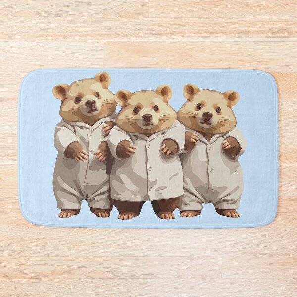 Item preview, Cute Wombats in Pyjamas designed and sold by pUNKnown.