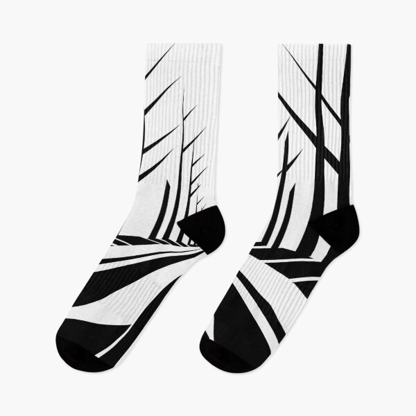 Item preview, Black and White Forest Road designed and sold by quibrak.