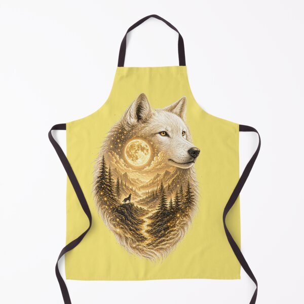 Item preview, Worlds Within Worlds: Celestial Wolf – Golden Moon Edition designed and sold by sunbowjp stadio.