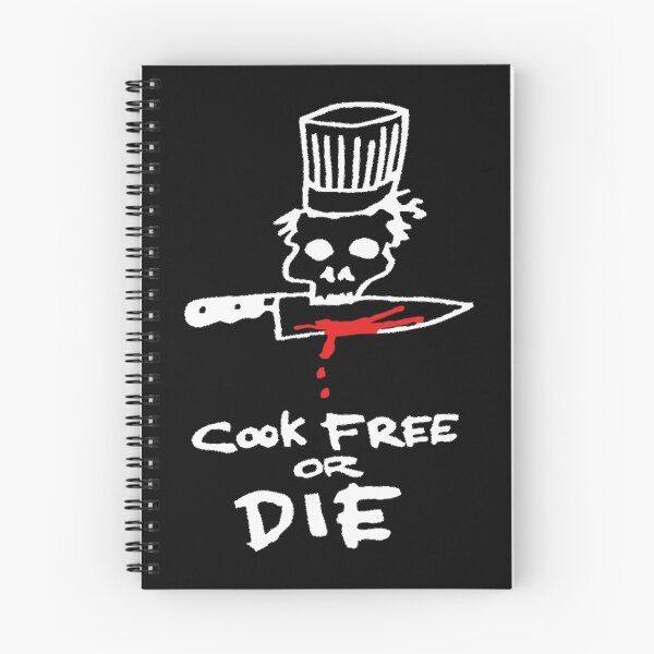 Item preview, Cook Free Or Die Bourdain Skull Chef Graphic Design designed and sold by Joymurysoa.