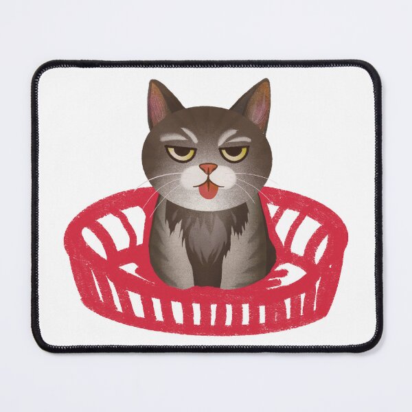Item preview, Grumpy Cat in Basket Funny Cute Mood Animal designed and sold by Pryhozha.