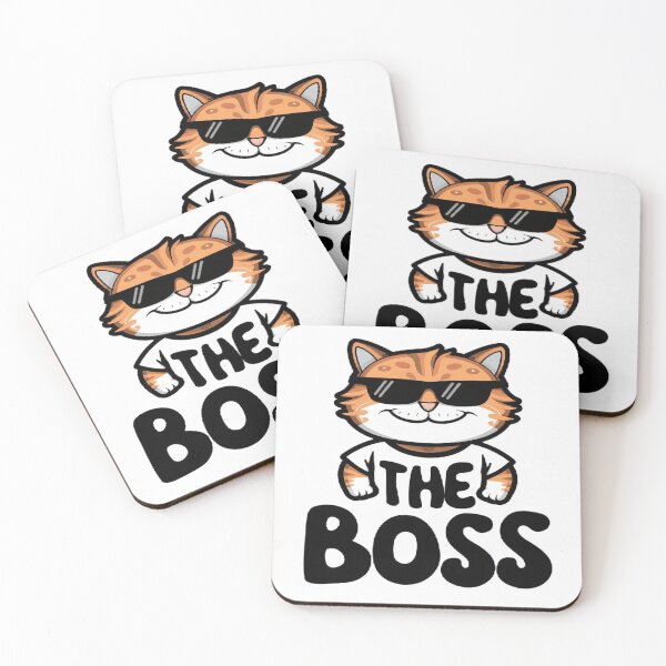 Item preview, cat the boss designed and sold by ArtisticVlad.