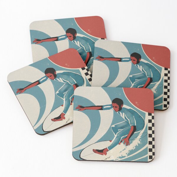 Item preview, Le Feu – No.3 Retro Surf Poster designed and sold by RiptideKiD.