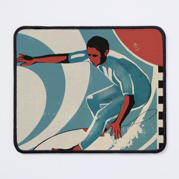 Item preview, Le Feu – No.3 Retro Surf Poster designed and sold by RiptideKiD.