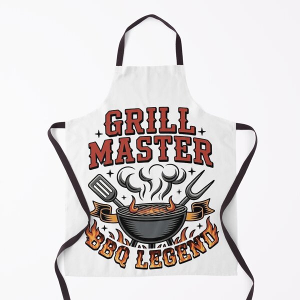 Item preview, Grill Master BBQ Legend Funny Vintage BBQ Grilling T-Shirt designed and sold by MerchlyMike.