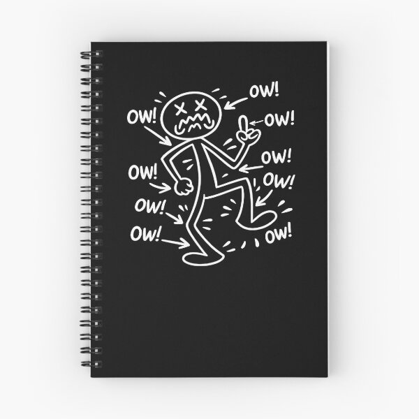 Item preview, Ow Ow Ow Matchstick Character Middle Finger Humor designed and sold by Tanjaberto.