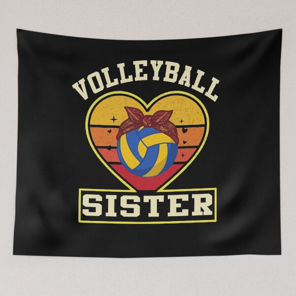 Item preview, Retro Volleyball Sister Minimal Vintage Design designed and sold by LashondaGreen89.