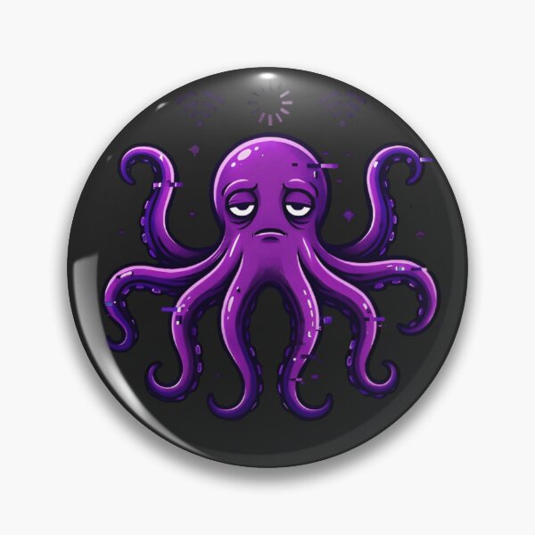 Item preview, Mentally Buffering Octopus Shirt – Y2K Glitch Aesthetic Tee designed and sold by ZyxDes.