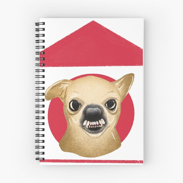 Item preview, Funny Creepy Dog in House Weird Cute Meme Art designed and sold by Pryhozha.