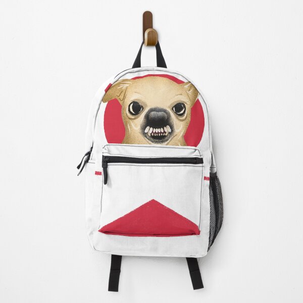 Item preview, Funny Creepy Dog in House Weird Cute Meme Art designed and sold by Pryhozha.