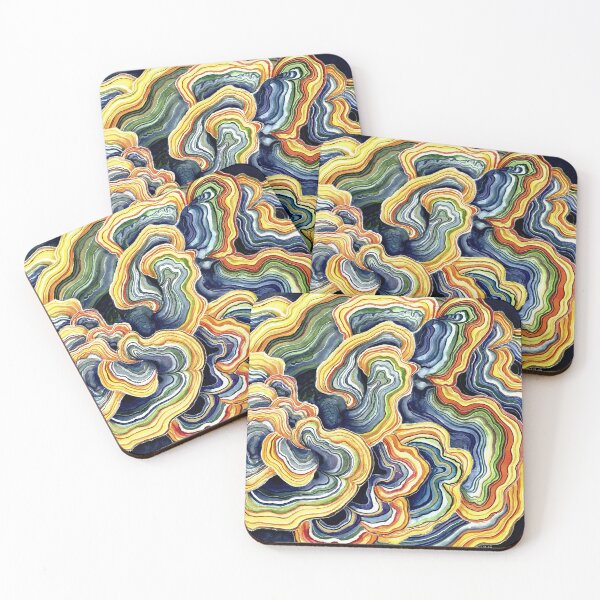 Item preview, Trametes in watercolors designed and sold by DanjaArt.