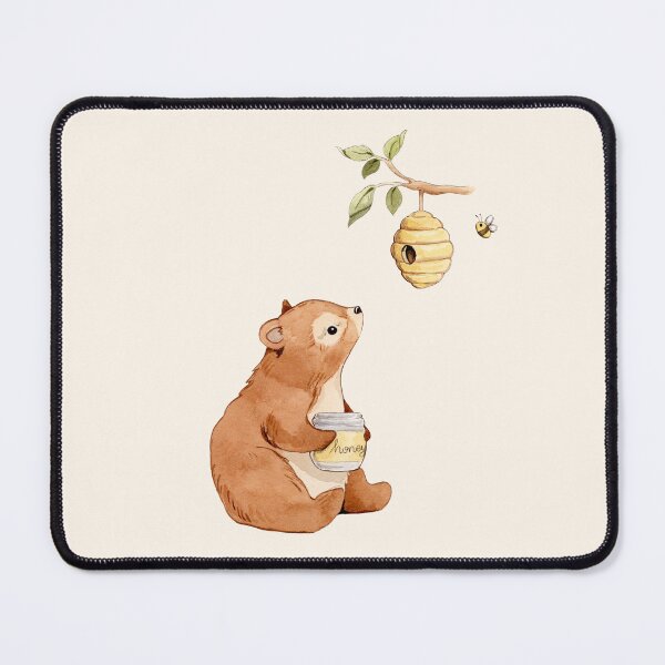Item preview, Honey Bear & Little Bee Friends Watercolor designed and sold by SylaCreates.