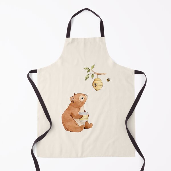 Item preview, Honey Bear & Little Bee Friends Watercolor designed and sold by SylaCreates.