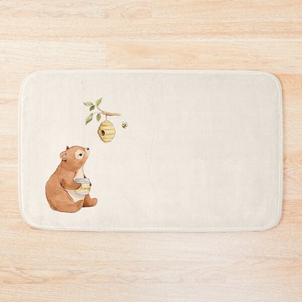 Item preview, Honey Bear & Little Bee Friends Watercolor designed and sold by SylaCreates.