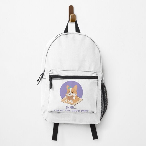 Item preview, Shhh I'm At The Good Part - Funny Corgi Reading Club designed and sold by KristineKaren.