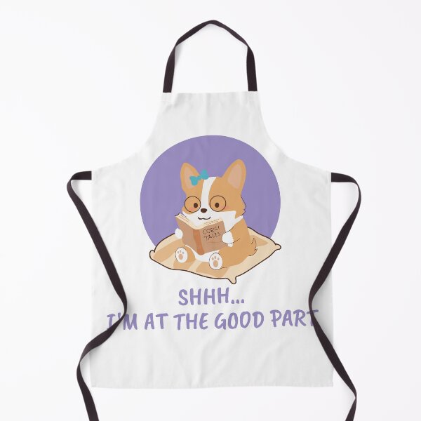Item preview, Shhh I'm At The Good Part - Funny Corgi Reading Club designed and sold by KristineKaren.
