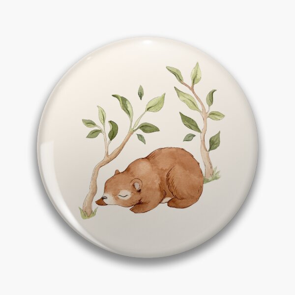 Item preview, Sweet Watercolor Bear - Seamless Woodland Pattern designed and sold by SylaCreates.
