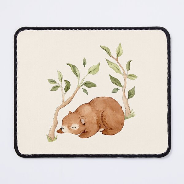 Item preview, Sweet Watercolor Bear - Seamless Woodland Pattern designed and sold by SylaCreates.