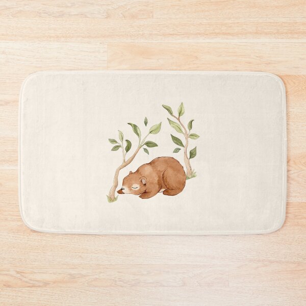 Item preview, Sweet Watercolor Bear - Seamless Woodland Pattern designed and sold by SylaCreates.