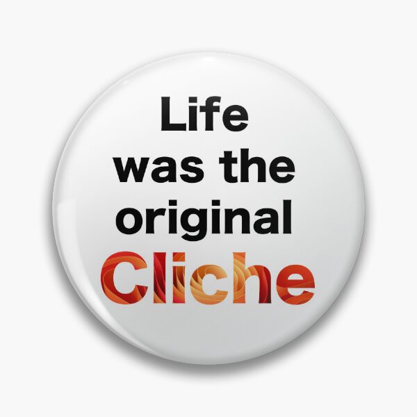 Item preview, Cliche designed and sold by The WordCatcher Street.